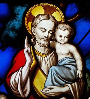 Ảnh Thánh Giuse bế hài nhi