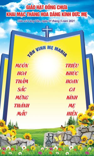 Ảnh-công-giáo---Phông-nền-dâng-hoa-kính-Đức-Mẹ