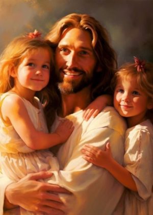 Ảnh Công Giáo -Chân Dung Chúa Giêsu-Chúa cười 13