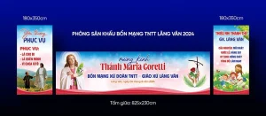 Phông sân khấu bổn mạng TNTT