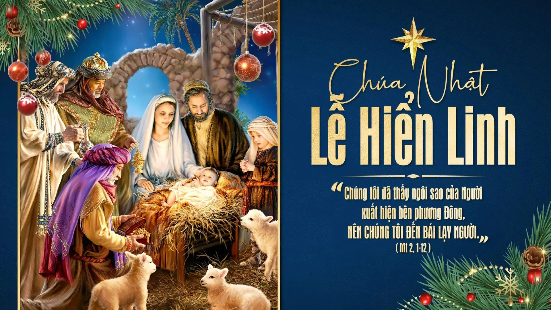 Anhconggiao.net - Banner lễ chúa hiển linh