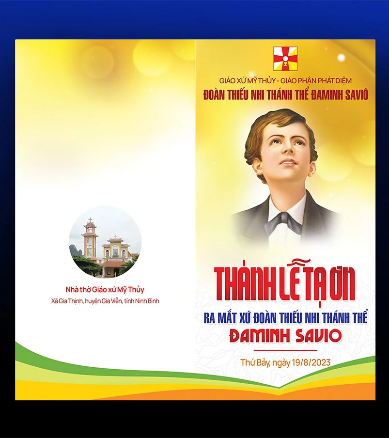 Thiệp mời lễ ra mắt Xứ đoàn TNTT