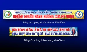 Anhconggiao.net - Băng rôn thánh thể
