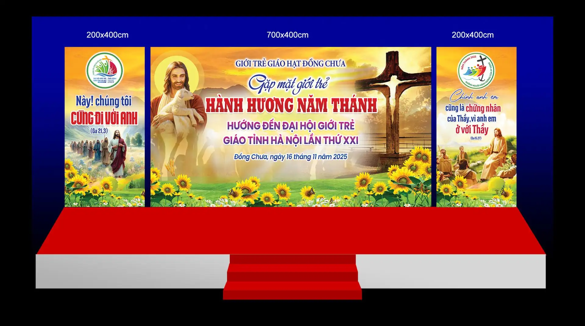 Anhconggiao.net - Phông sân khấu ĐHGT