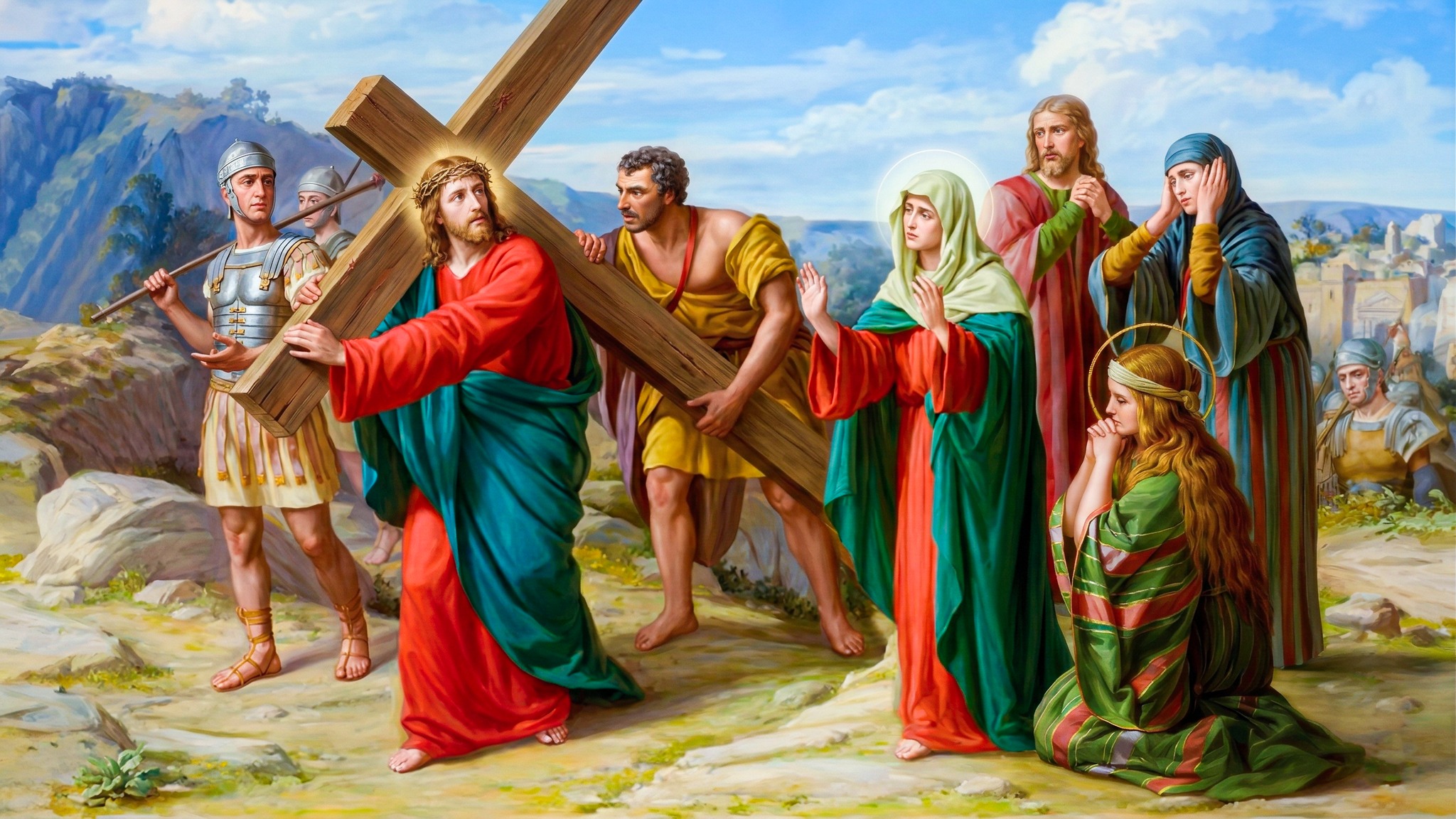 Anhconggiao.com - Ảnh Chúa Giêsu yên ủi con thành Giêrusalem