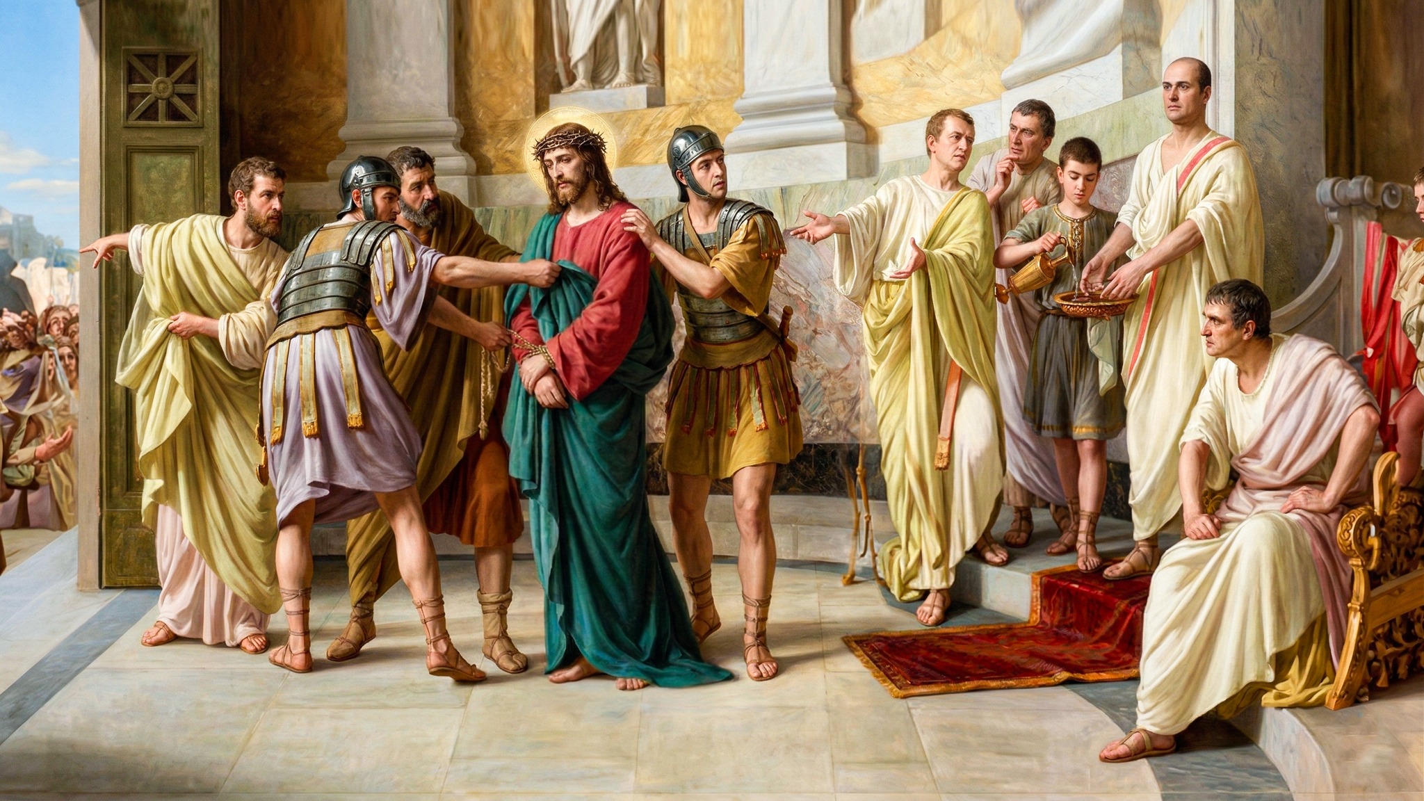 Anhconggiao.com - Ảnh phiên tòa xét xử Chúa Giêsu