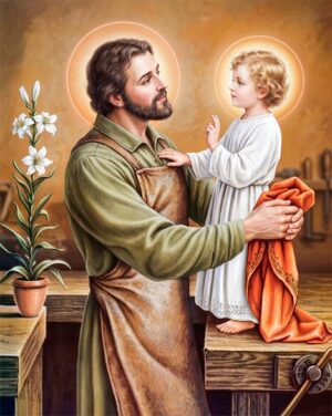 Ảnh Thánh Giuse và Chúa Giêsu